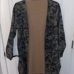 Camo cardigan